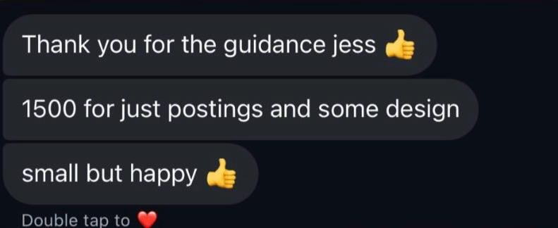 From no experience to first paying client